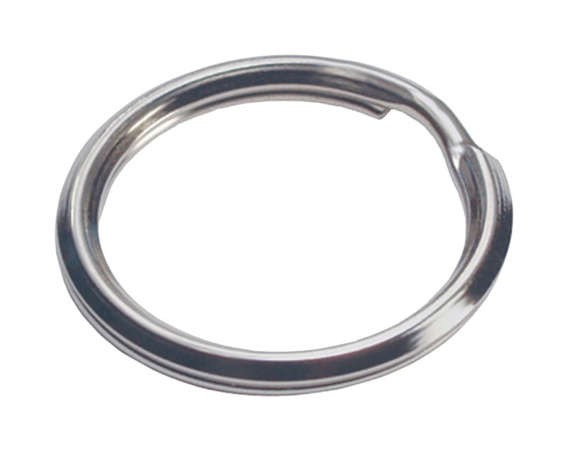 HILLMAN Tempered Steel Silver Split Rings/Cable Rings Key Ring