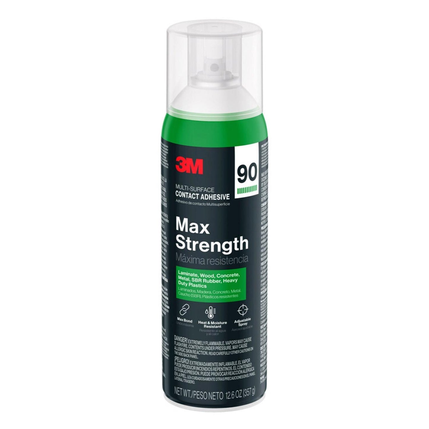 3M Maximum Strength Spray Adhesive Clear 12.6 oz