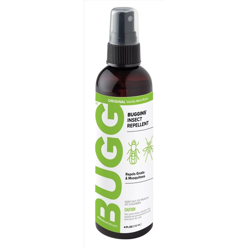 BUGG BUGGINS Original Insect Repellent Liquid For Gnats/No-See-Ums 4 oz