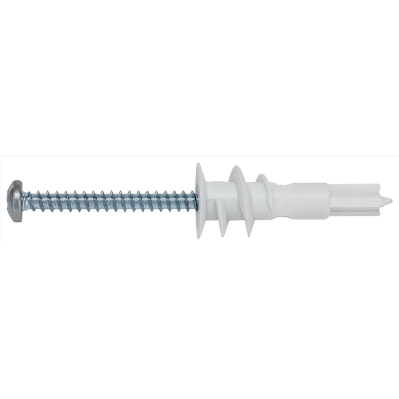 HILLMAN .138 in. D X 1.3 in. L Nylon Pan Head Drywall Anchor 20 pc