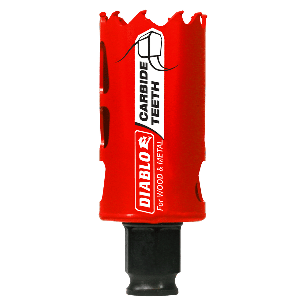 Diablo Snap-Lock Plus 1-3/8 in. Carbide Tipped 2-3/8 in. L X 3/8 in. D Hole Saw