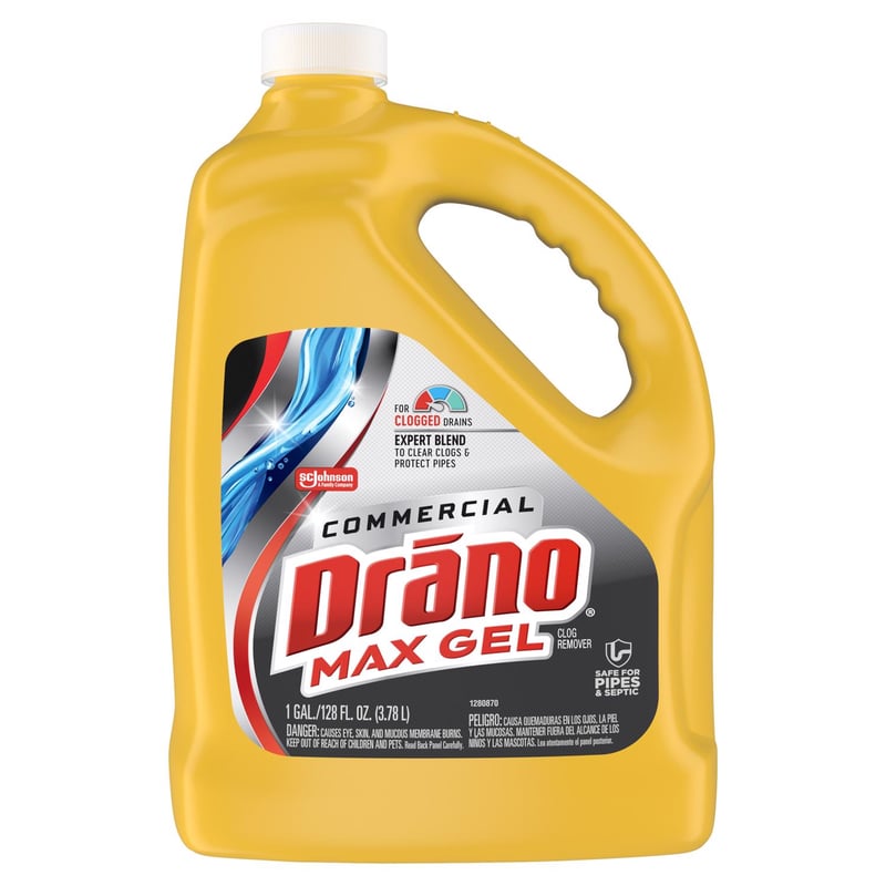 Drano Gel Clog Remover 128 oz