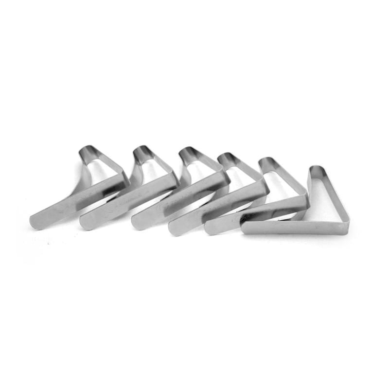Coghlan's Silver Steel Tablecloth Clamps 6 pk