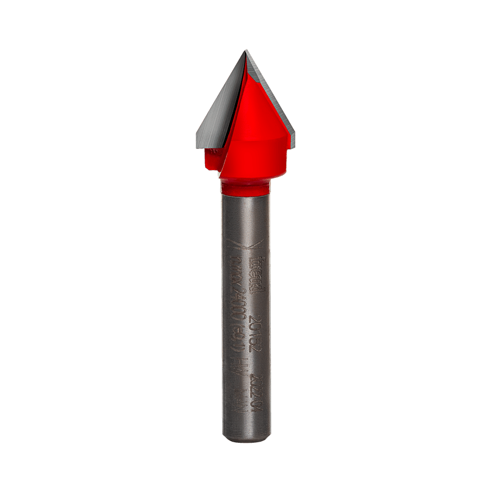 Freud 1/2 in. D X 1/2 in. X 2 in. L Carbide V Grooving Router Bit