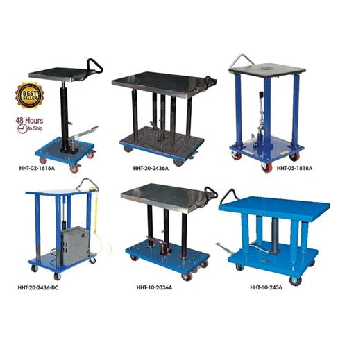 1, 2 or 4 Post Hydraulic Lift Tables