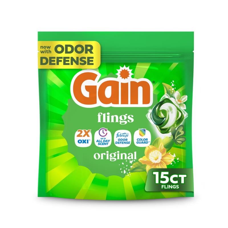 Gain Flings Original Scent Laundry Detergent Pod 12 oz 16 pk