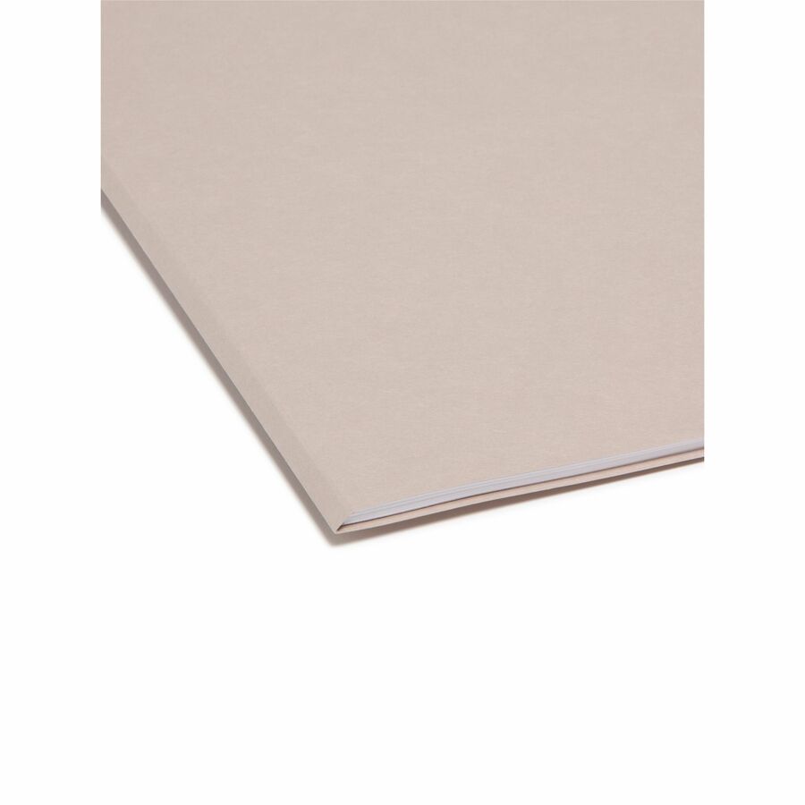 Smead Colored 1/3 Tab Cut Letter Recycled Top Tab File Folder - 8 1/2" x 11" - 3/4" Expansion - Top Tab Location - Assor