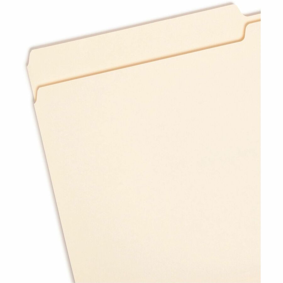 Smead 1/2 Tab Cut Legal Recycled Top Tab File Folder - 8 1/2" x 14" - 3/4" Expansion - Top Tab Location - Assorted Tab P