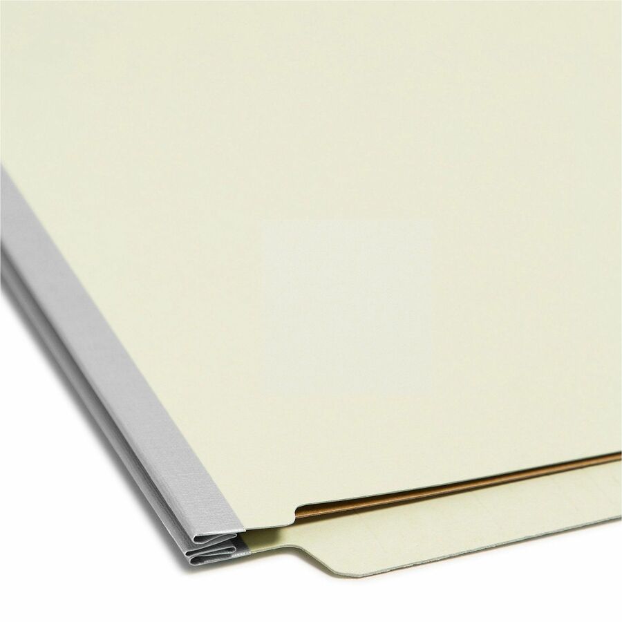 Smead Straight Tab Cut Legal Recycled Classification Folder - 8 1/2" x 14" - 2" Expansion - 2 x 2S Fastener - 2" for Fol