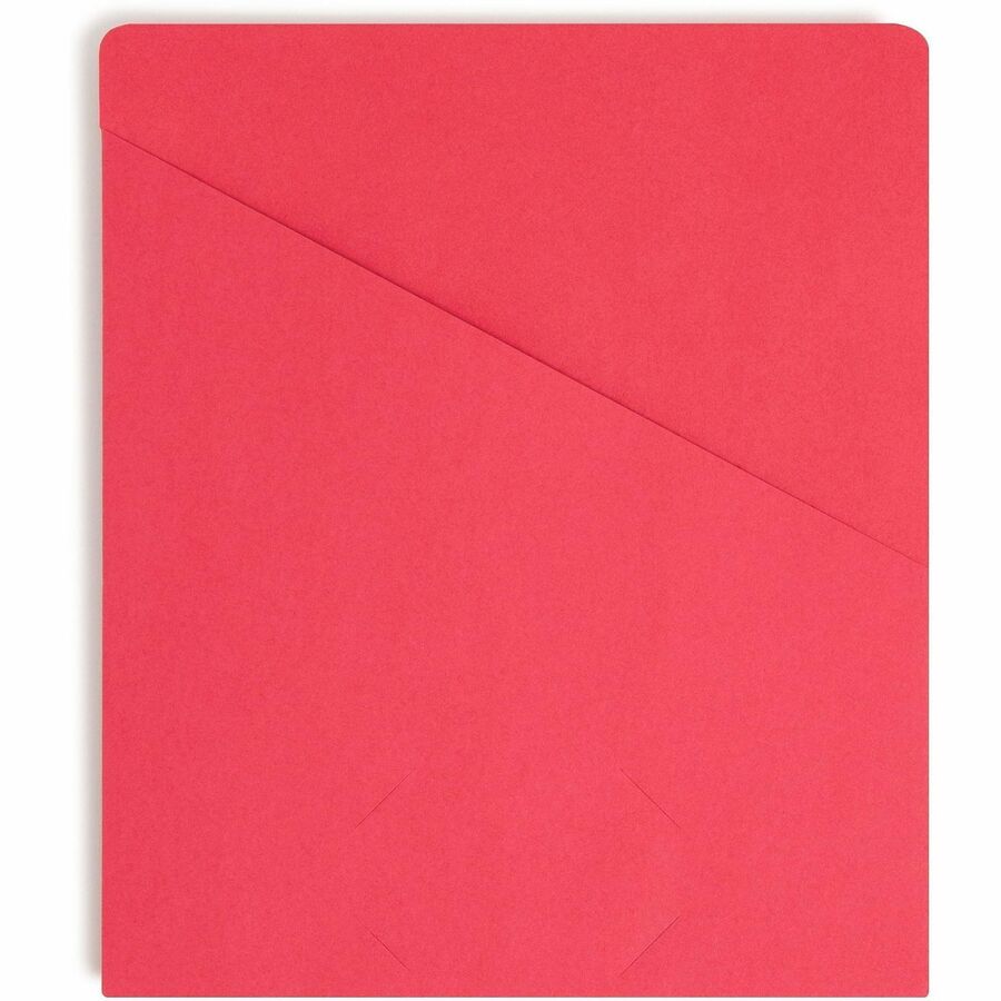 Smead Letter Recycled File Jacket - 8 1/2" x 11" - 11 pt. - Manila, Blue, Green, Red, Yellow - 10% Recycled - 25 / Pack