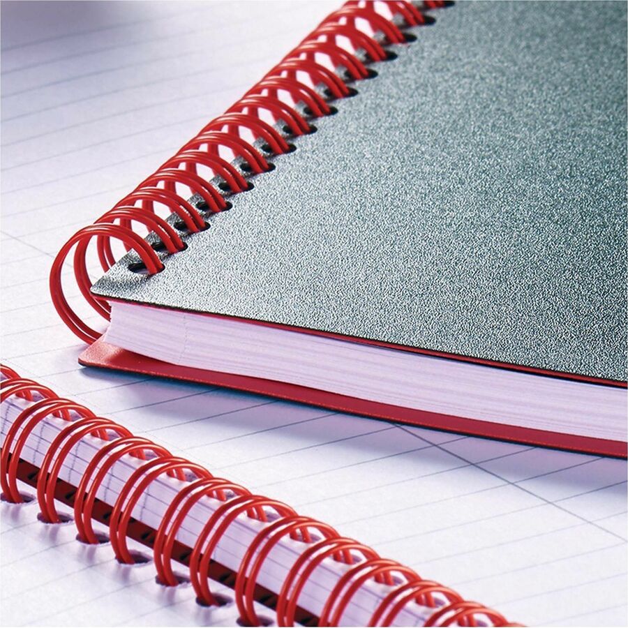 ACCO Polypropylene Notebook - Letter - 70 Sheets - Double Wire Spiral - Ruled Margin - 24 lb Basis Weight - Letter - 8 1