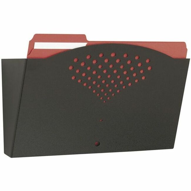 Safco Single Steel Wall Pocket - 1 Pocket(s) - 8.50" Height x 15" Width x 3" Depth - Mar Resistant, Durable, Sturdy - Po