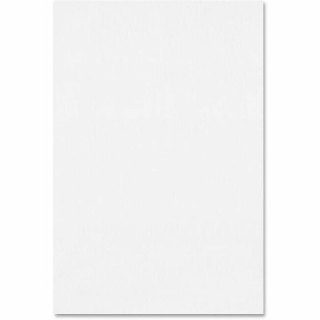 TOPS Second Nature Gum Top Recycled Pads - 100 Sheets - Plain - Double Stitched - 4" x 6" Sheet Size - White Paper - 12