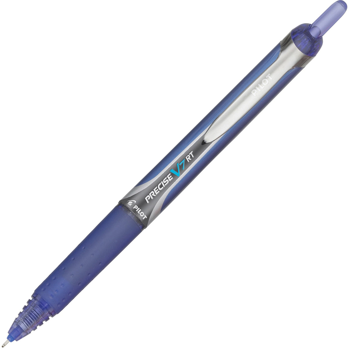 Pilot RT Fine Premium Retractable Rolling Ball Pens - Fine 0.7mm Point Size - Refillable - Retractable - Blue Water Base