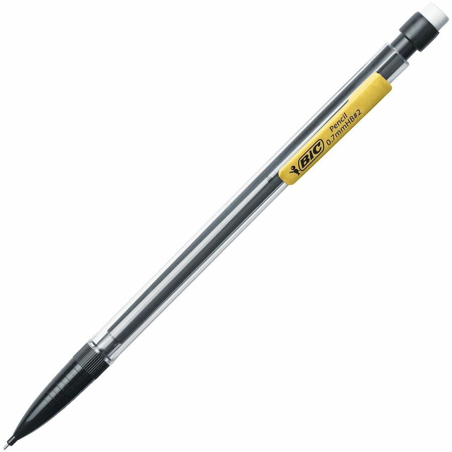 BIC Xtra-Smooth No. 2 Mechanical Pencils With Erasers - 0.7 mm Lead - #2 - 5 / Pack