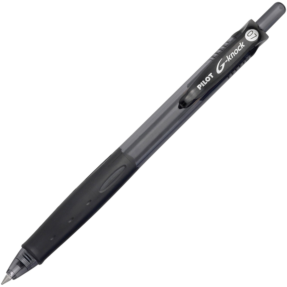 Pilot Retractable Gel Ink Pens - Fine 0.7mm Point Size - Refillable - Retractable - Black Gel-based Ink - Black Barrel -