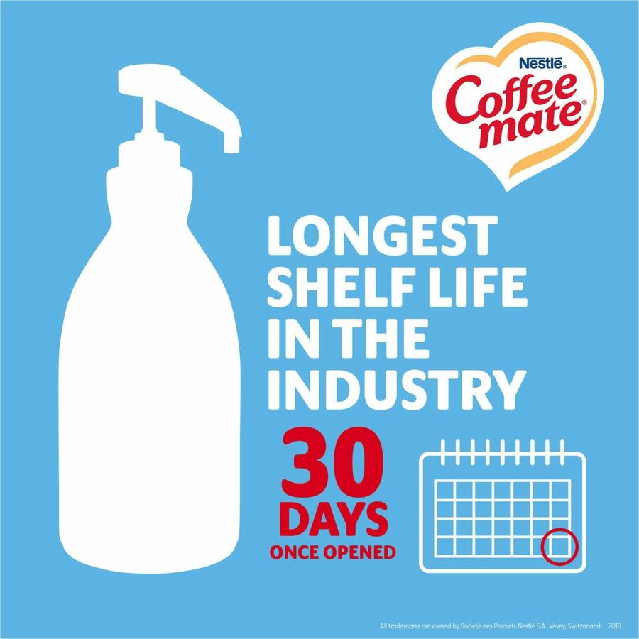 Coffee mate French Vanilla Liquid Concentrate Coffee Creamer - Pump Bottle - French Vanilla Flavor - 50.70 fl oz (1.50 L