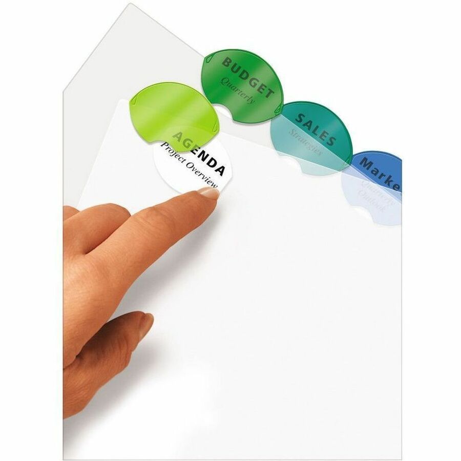 Avery Insertable Style Edge Plastic Dividers - 8 x Divider(s) - 8 Tab(s) - 8 - 8 Tab(s)/Set - 8.5" Divider Width x 11" D