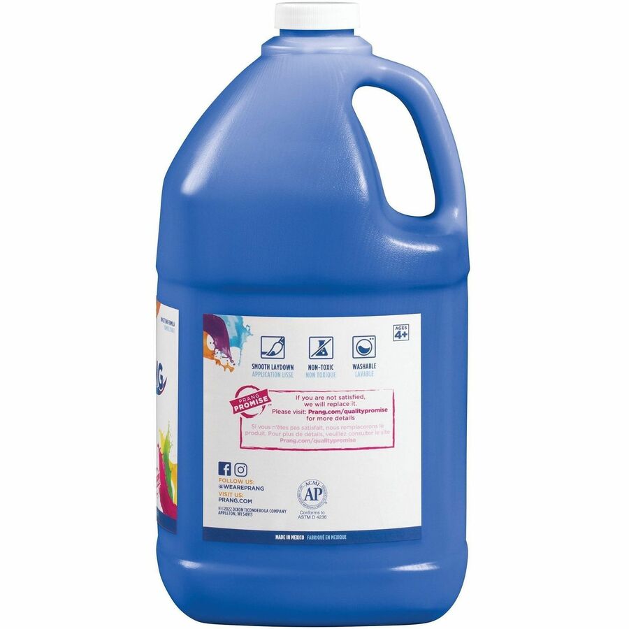 Prang Washable Tempera Paint - Blue - 1 gal - 8 lb - Washable - 1 Each