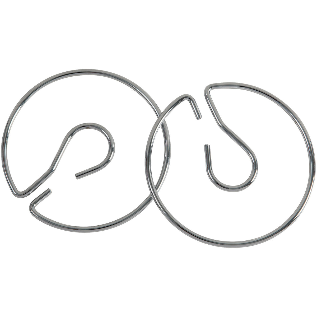 Pacon Chart Stand Rings - 4" Diameter - Metal - Silver - 2 / Pack