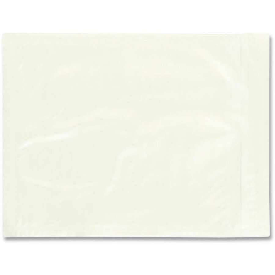 Quality Park 46996 Packing List Clear Envelopes - Packing List - 4 1/2" Width x 6" Length - Adhesive - Clear - Poly - 10