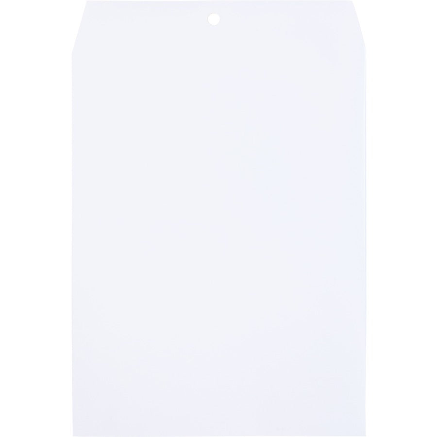 Quality Park 9 x 12 Clasp Envelopes with Deeply Gummed Flaps - Clasp - #90 - 9" Width x 12" Length - 28 lb - Gummed Flap