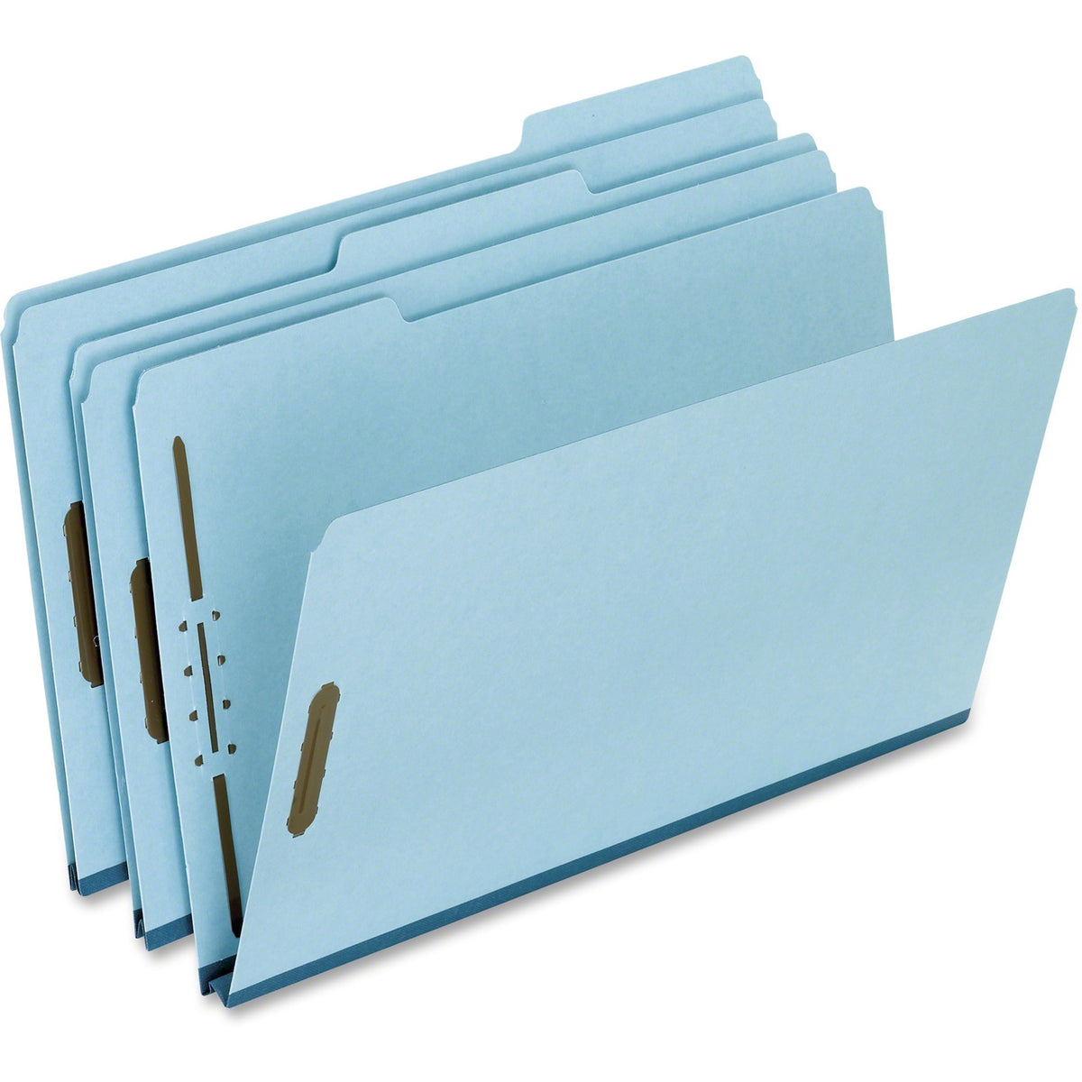 Pendaflex 1/3 Tab Cut Legal Recycled Top Tab File Folder - 8 1/2" x 14" - 2 Fastener - Top Tab Location - Assorted Tab P