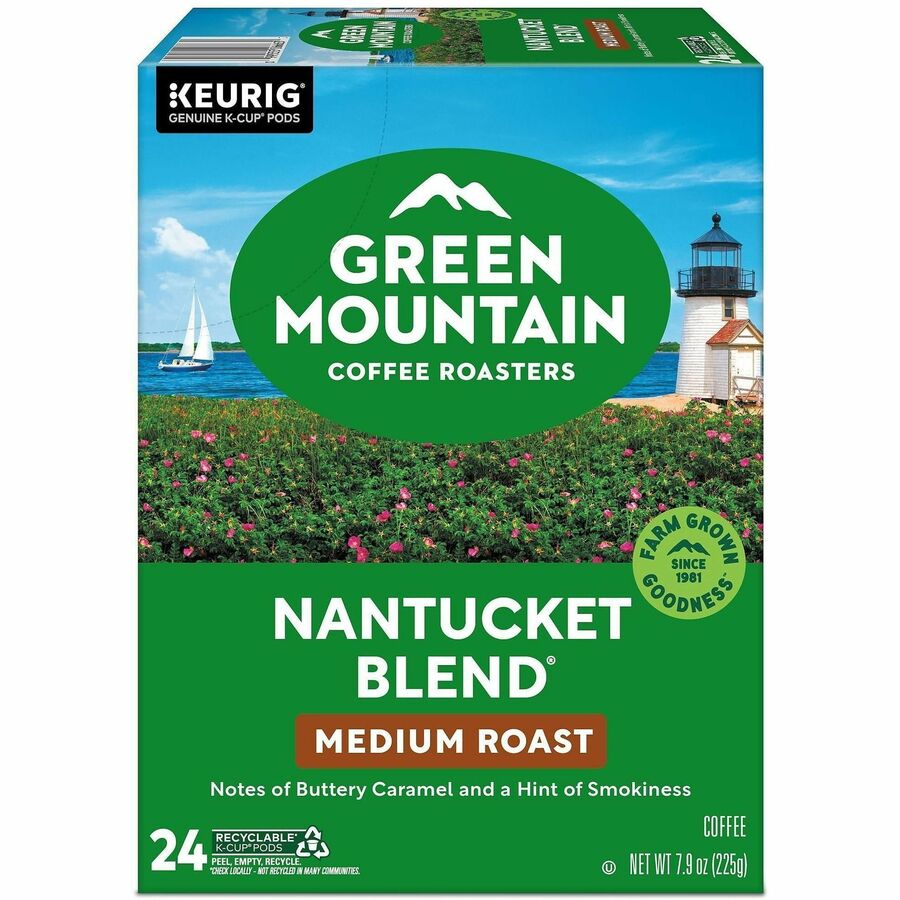 Green Mountain Coffee Roasters® K-Cup Nantucket Blend Coffee - Compatible with Keurig Brewer - Regular - Medium - K-Cup