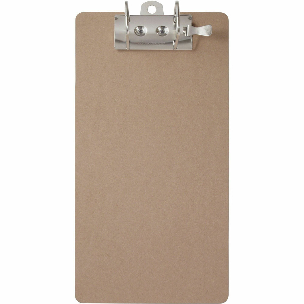 Saunders Lock-O-Matic Legal Archboard - 2.50" Clip Capacity - 9" x 17 1/2" Sheet Size - Hardboard - Brown - 1 Each