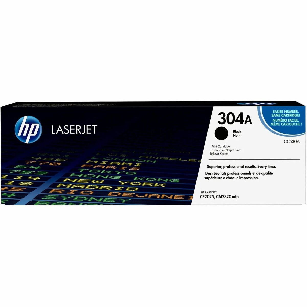 HP 304A Original Standard Yield Laser Toner Cartridge - Single Pack - Black - 1 Each - 3500 Pages