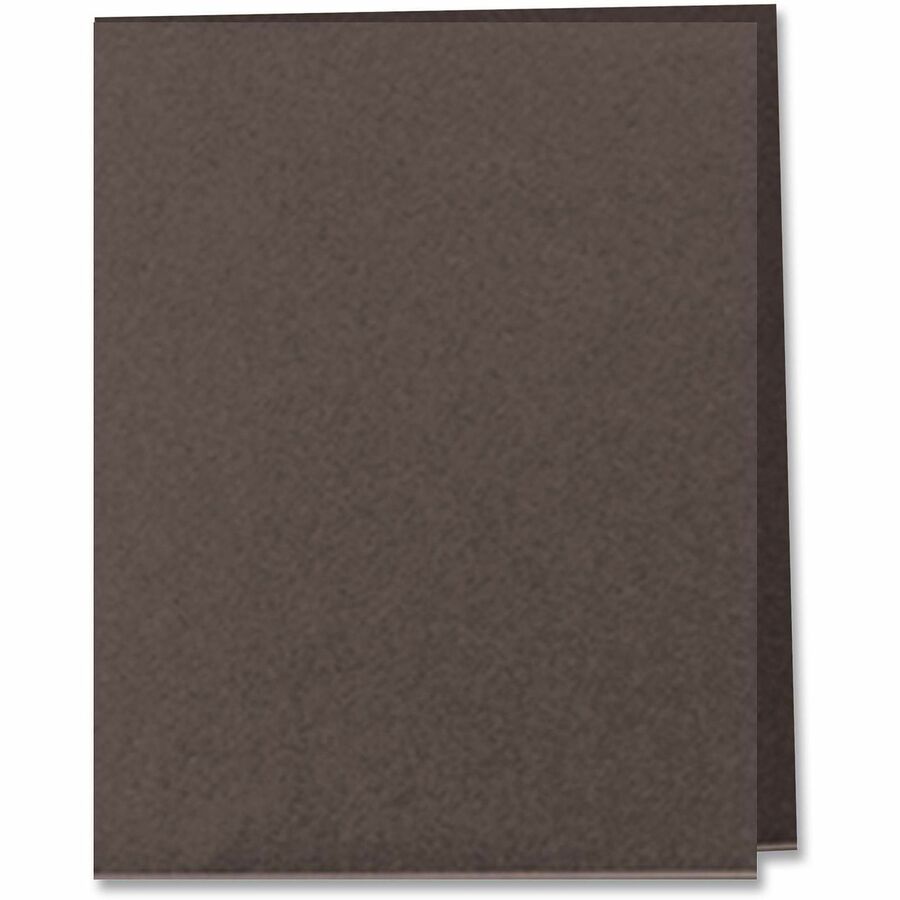 Oxford Letter Pocket Folder - 8 1/2" x 11" - 150 Sheets Capacity - 3 Pocket - Paper - Black - Durable - 20 / Box