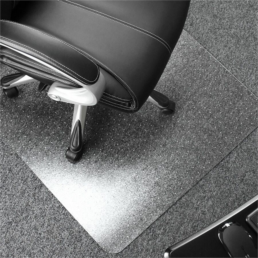 Floortex Polycarbonate Rectangular Chair Mat for Carpets over 1/2" - 35" x 47" - Carpeted Floor, Floor, Home, Office, Ca