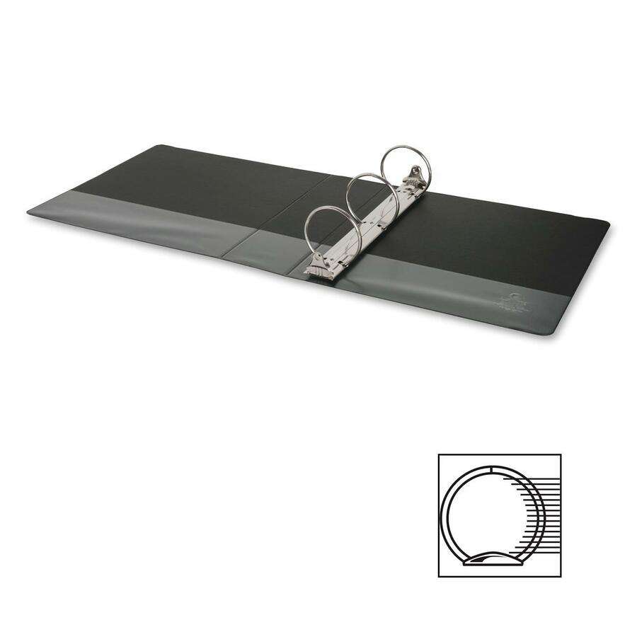 Business Source Basic Round-ring Binder - 3" Binder Capacity - Letter - 8 1/2" x 11" Sheet Size - 3 Ring - Fastener: Rou