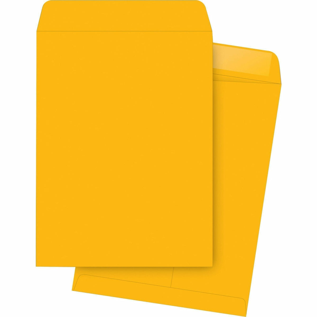 Business Source Kraft Gummed Catalog Envelopes - Catalog - #13 1/2 - 10" Width x 13" Length - 28 lb - Gummed - Kraft - K