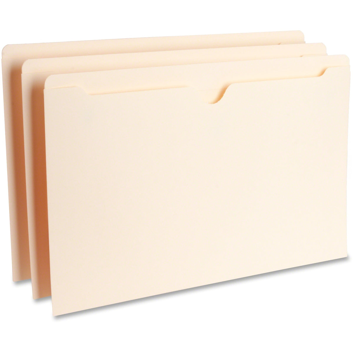 Business Source Legal Recycled File Pocket - 8 1/2" x 14" - 11 pt. - Manila - Slip Resistant, Reinforced Tab, Heavyweigh