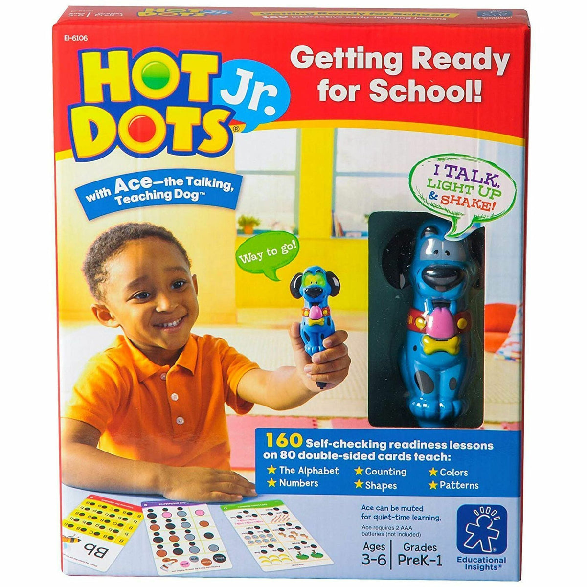 Learning Resources Hot Dots Jr School Learning Set - Theme/Subject: Learning - 4-6 Year
