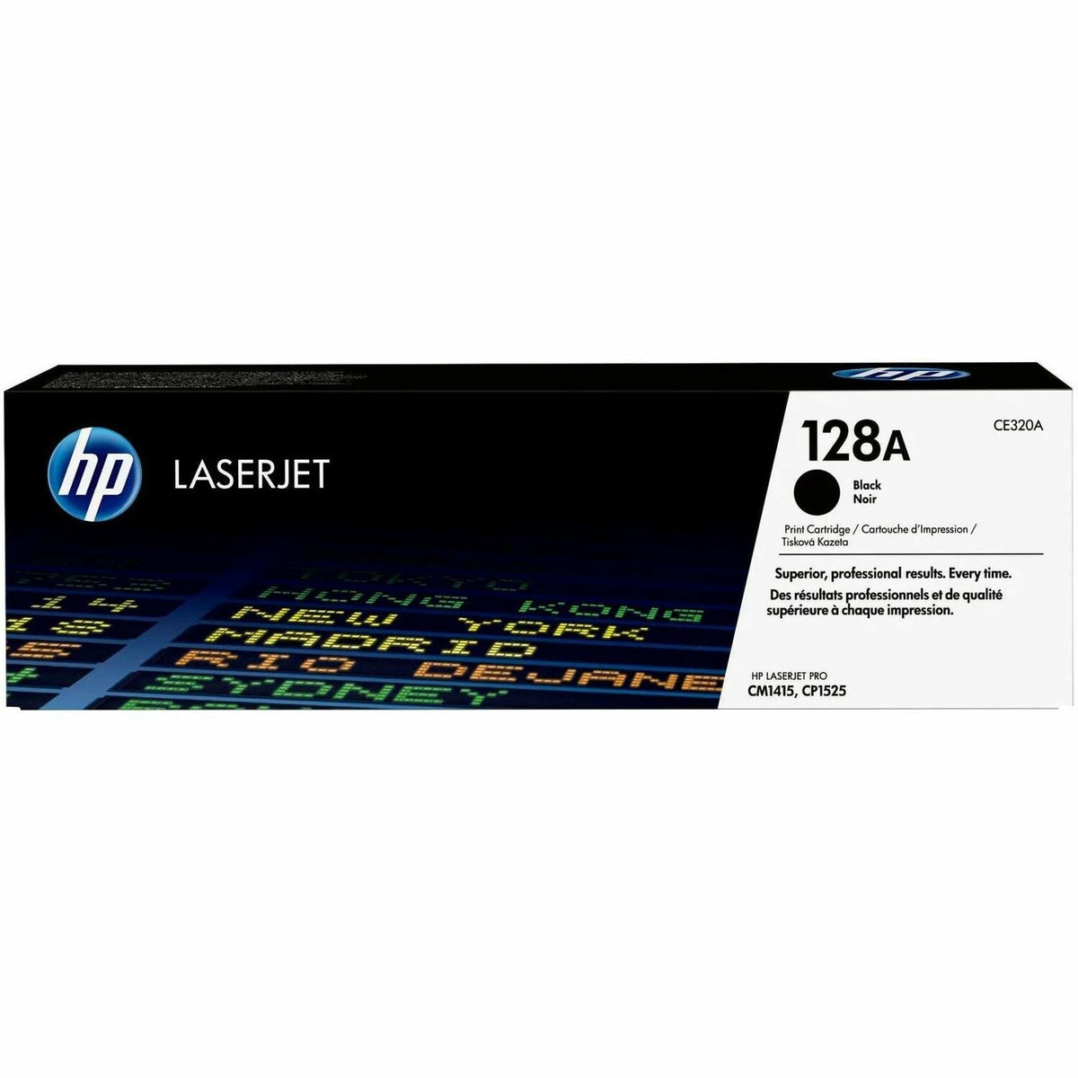 HP 128A Original Standard Yield Laser Toner Cartridge - Single Pack - Black - 1 Each - 2000 Pages