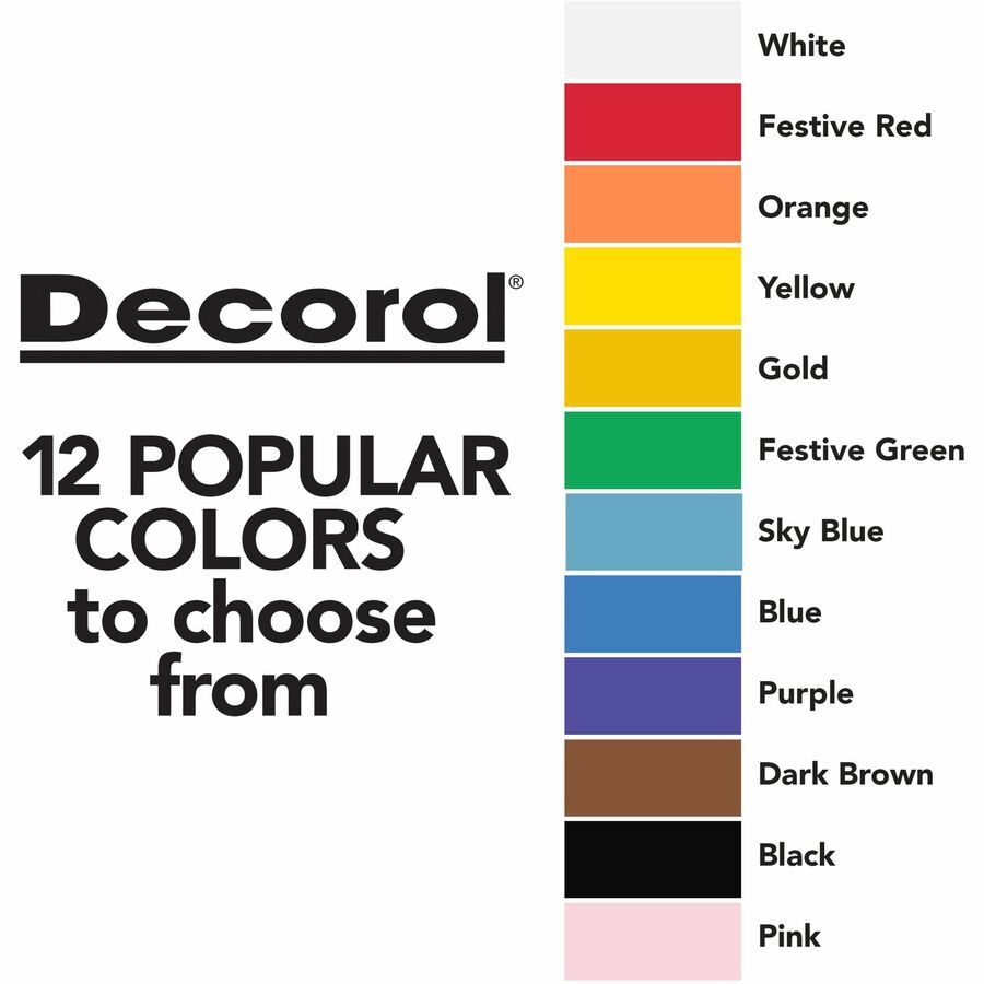 Decorol Flame-Retardant Art Paper Roll - Art, Classroom, Office, Banner, Bulletin Board - 7.40" Height x 36" Width x 100
