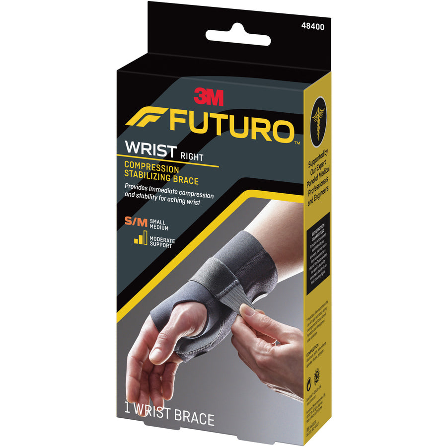 FUTURO Right-Hand Small/Medium Wrist Support - Black - 1 Each