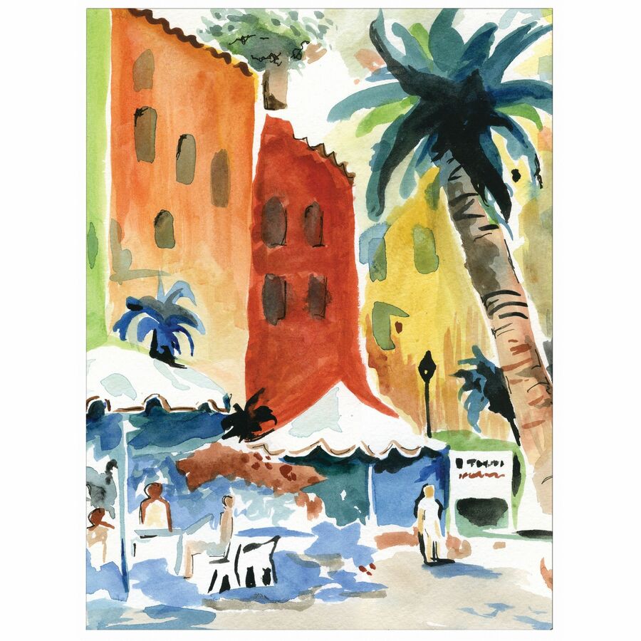 UCreate Watercolor Paper - 9" x 12" - 90 lb Basis Weight - Vellum - Sustainable Forestry Initiative (SFI) - Acid-free -