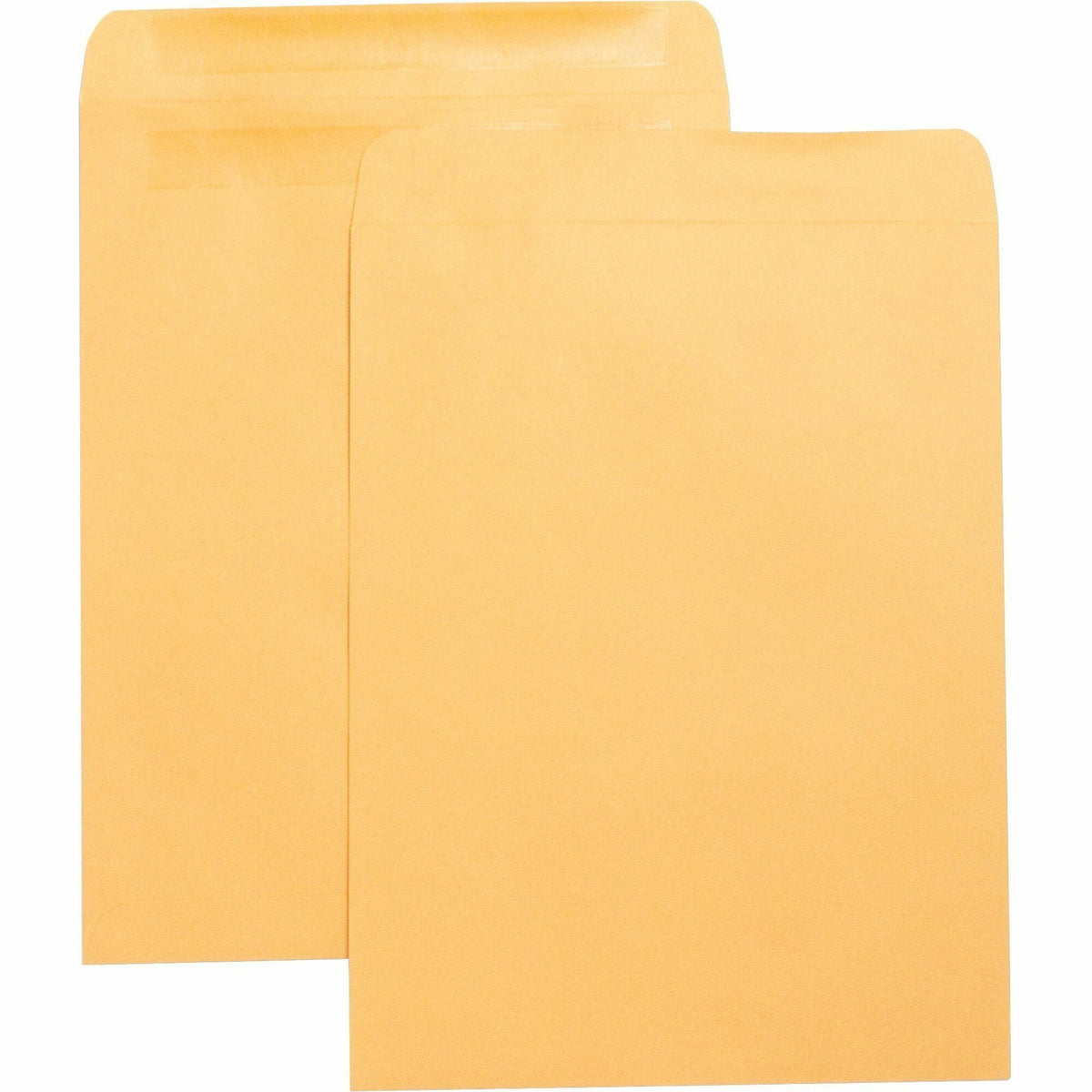 Business Source Press-To-Seal Catalog Envelopes - Catalog - 10" Width x 13" Length - 28 lb - Self-sealing - Brown Kraft