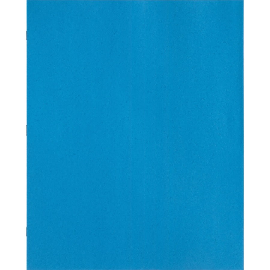Business Source Letter Recycled Pocket Folder - 8 1/2" x 11" - 100 Sheets Capacity - 3 x Prong Fastener - 1/2" Fastener