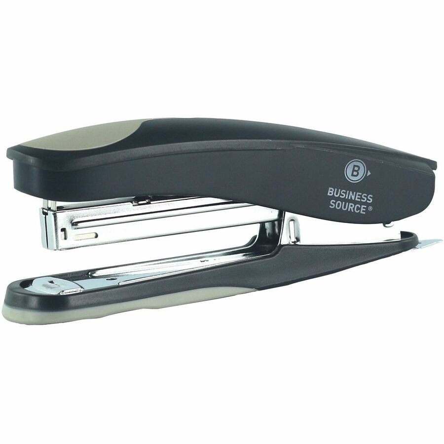 Business Source Dual Shot Full-strip Stapler - Staples Upto 20 Sheet of 20lb Paper - Holds Upto 210 Staple - Full Strip
