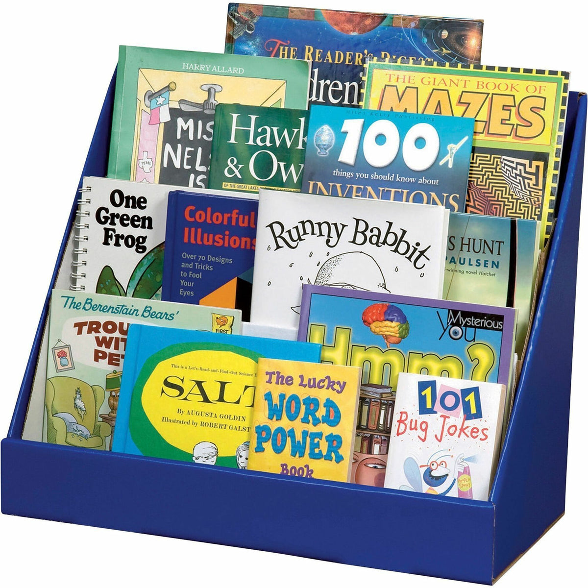 Classroom Keepers Classroom Keeper's Corrugated Book Shelf - 3 Tier(s) - 17" Height x 20" Width x 10" Depth - Sturdy, Co