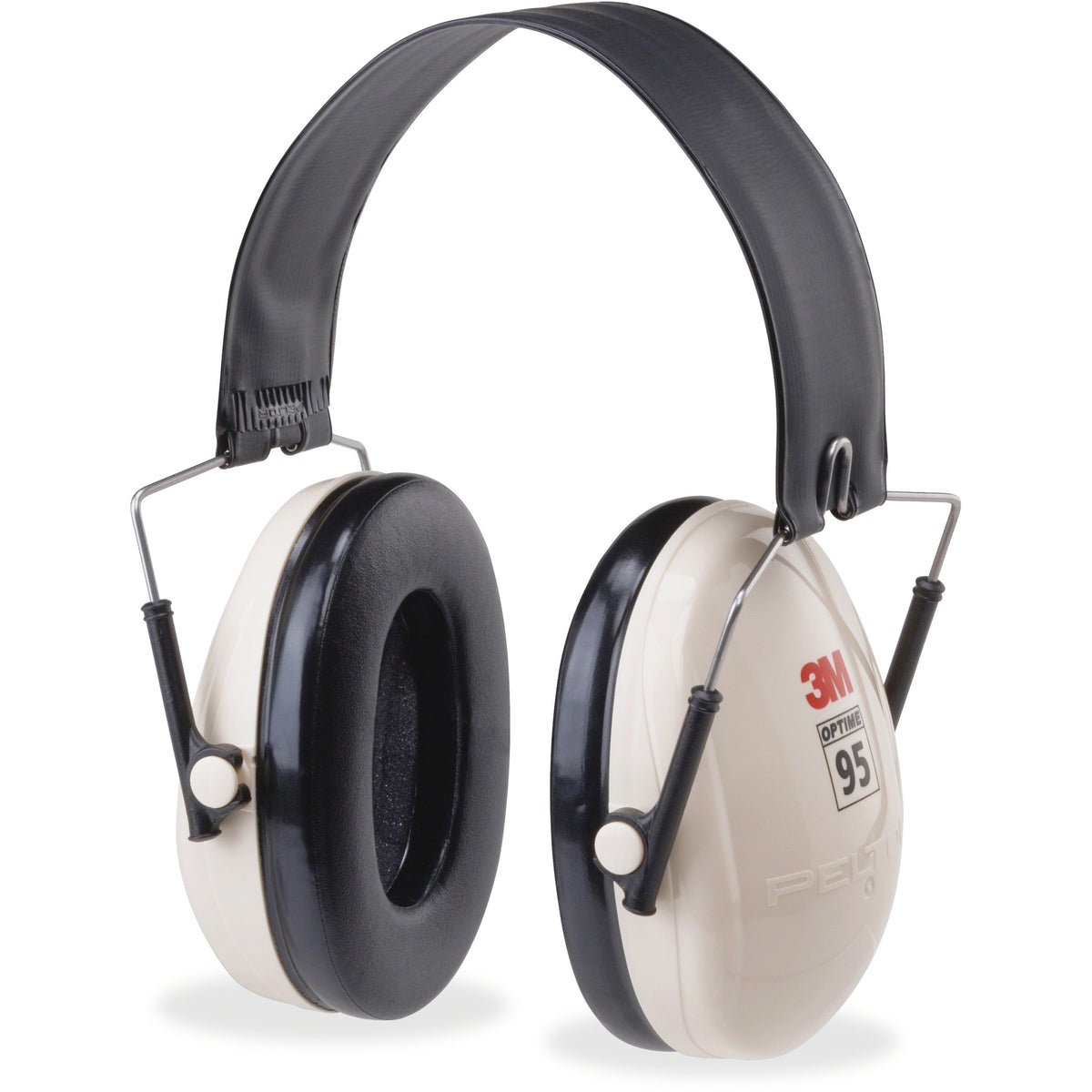 Optime Optime 95 Folding Earmuffs - Noise, Noise Reduction Rating Protection - Foam, Acrylonitrile Butadiene Styrene (AB
