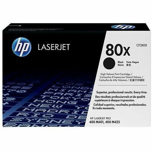 HP 80X Original Laser Toner Cartridge - Black - 1 Each - 6900 Pages