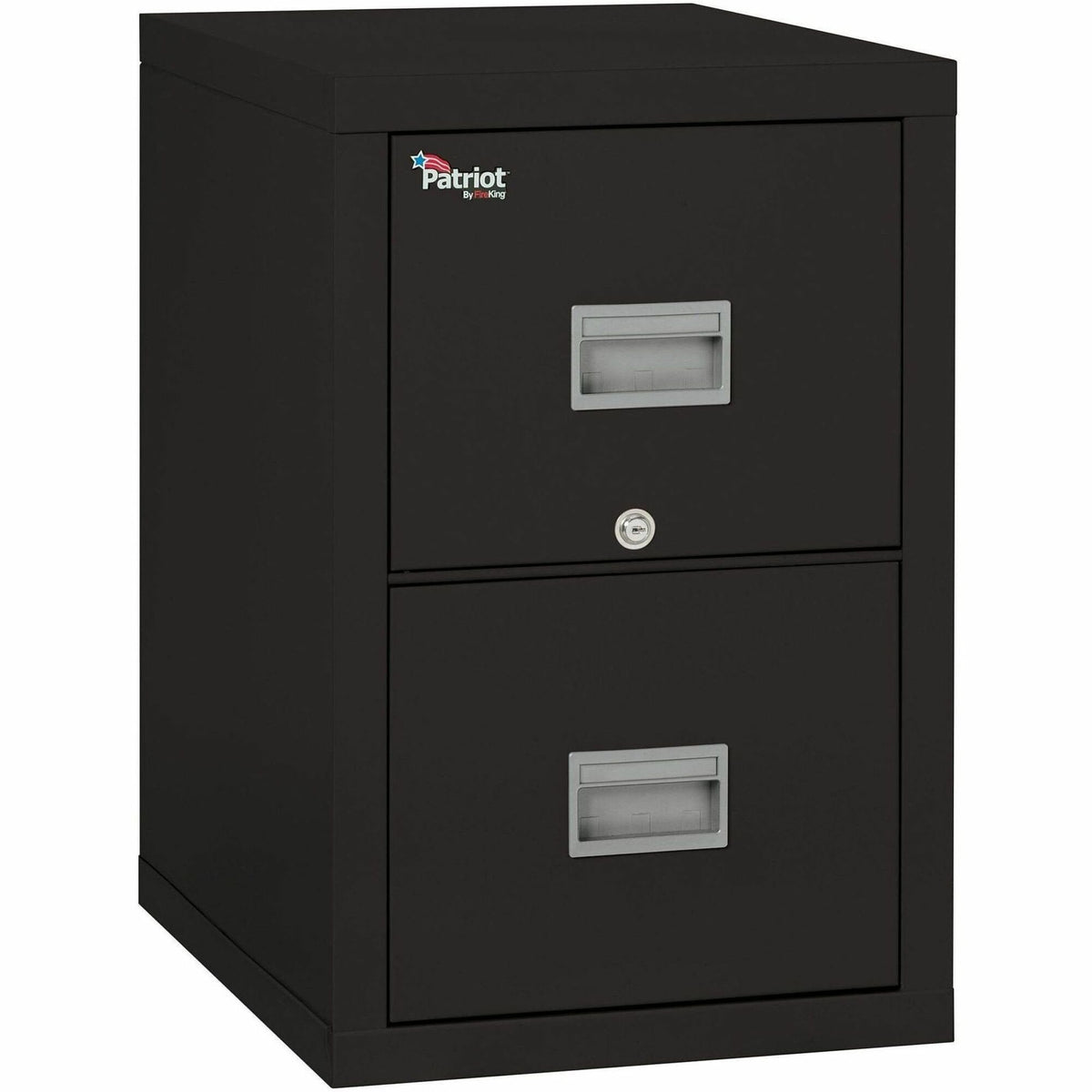 FireKing Patriot Series 2-Drawer Vertical Files - 17.7" Width x 25" Depth x 27.7" Height - 2 x Drawer(s) for File - Lega