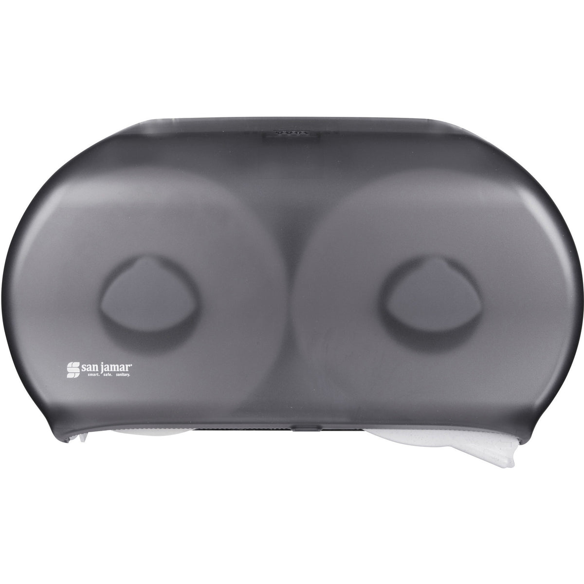 San Jamar Jumbo Bath Tissue Dispenser - Roll Dispenser - 2 x Roll - 9" Roll Diameter - 12" Height x 19" Width x 5.3" Dep