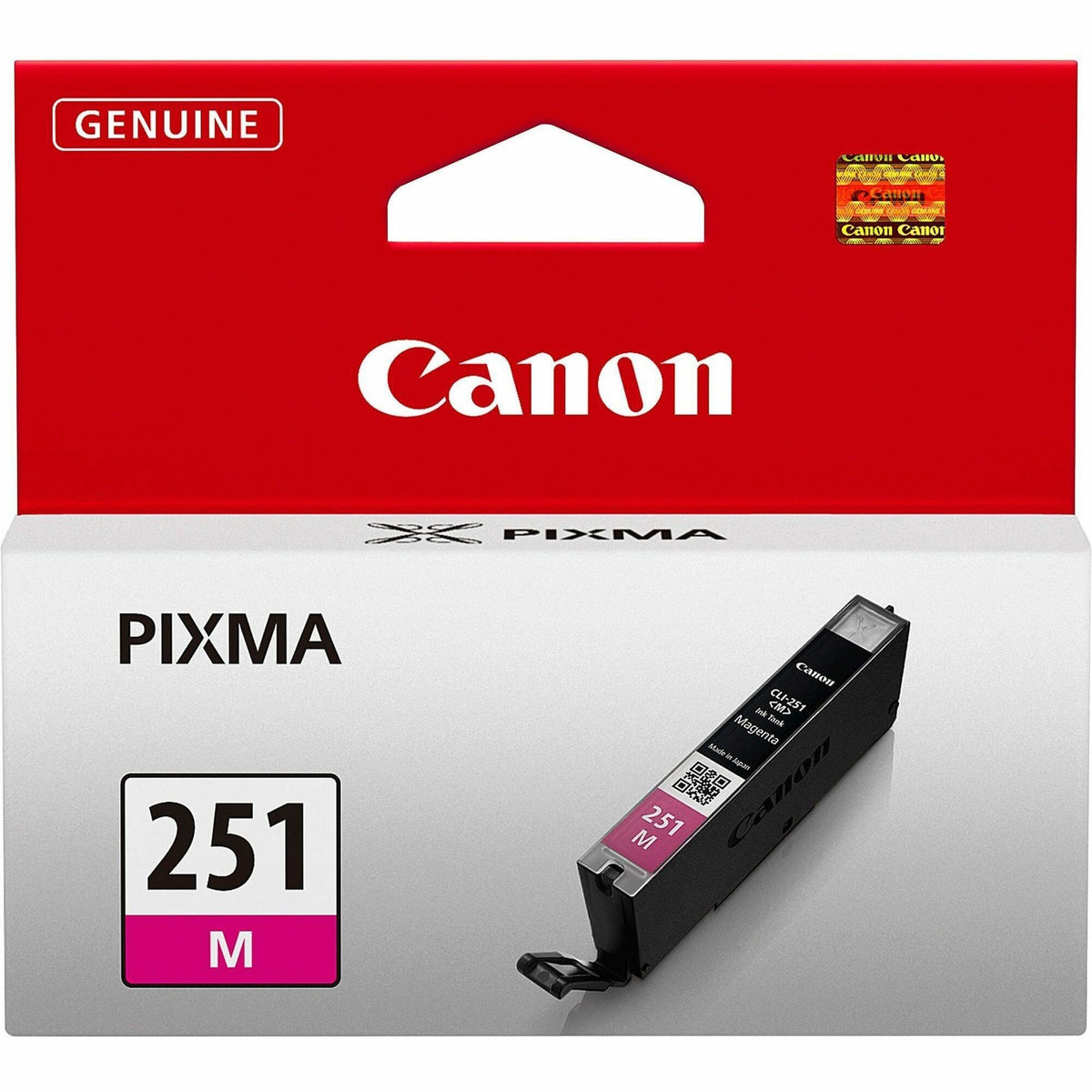 Canon CLI251M Original Inkjet Ink Cartridge - Magenta - 1 Each - Inkjet - Magenta - 1 Each
