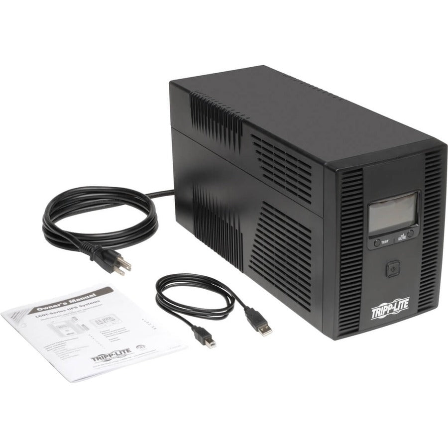 Tripp Lite series OmniSmart OMNI1500LCDT 1500VA Tower UPS - Tower - 8 Hour Recharge - 110 V AC Input - 120 V AC Output -